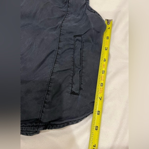 Women’s Free People Tencel Charcoal Gray Moto Vest Size XS - Picture 11 of 16
